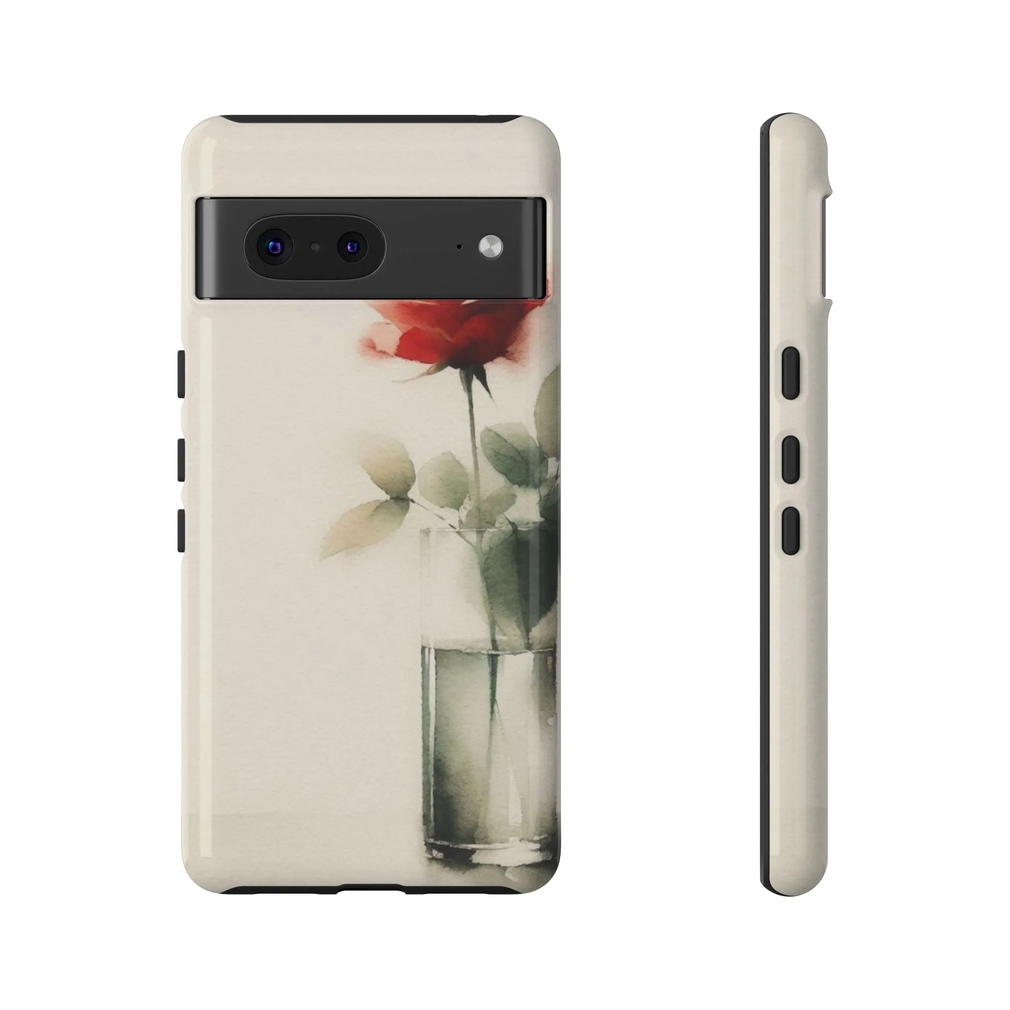A rose in a vase minimal Tough Cases