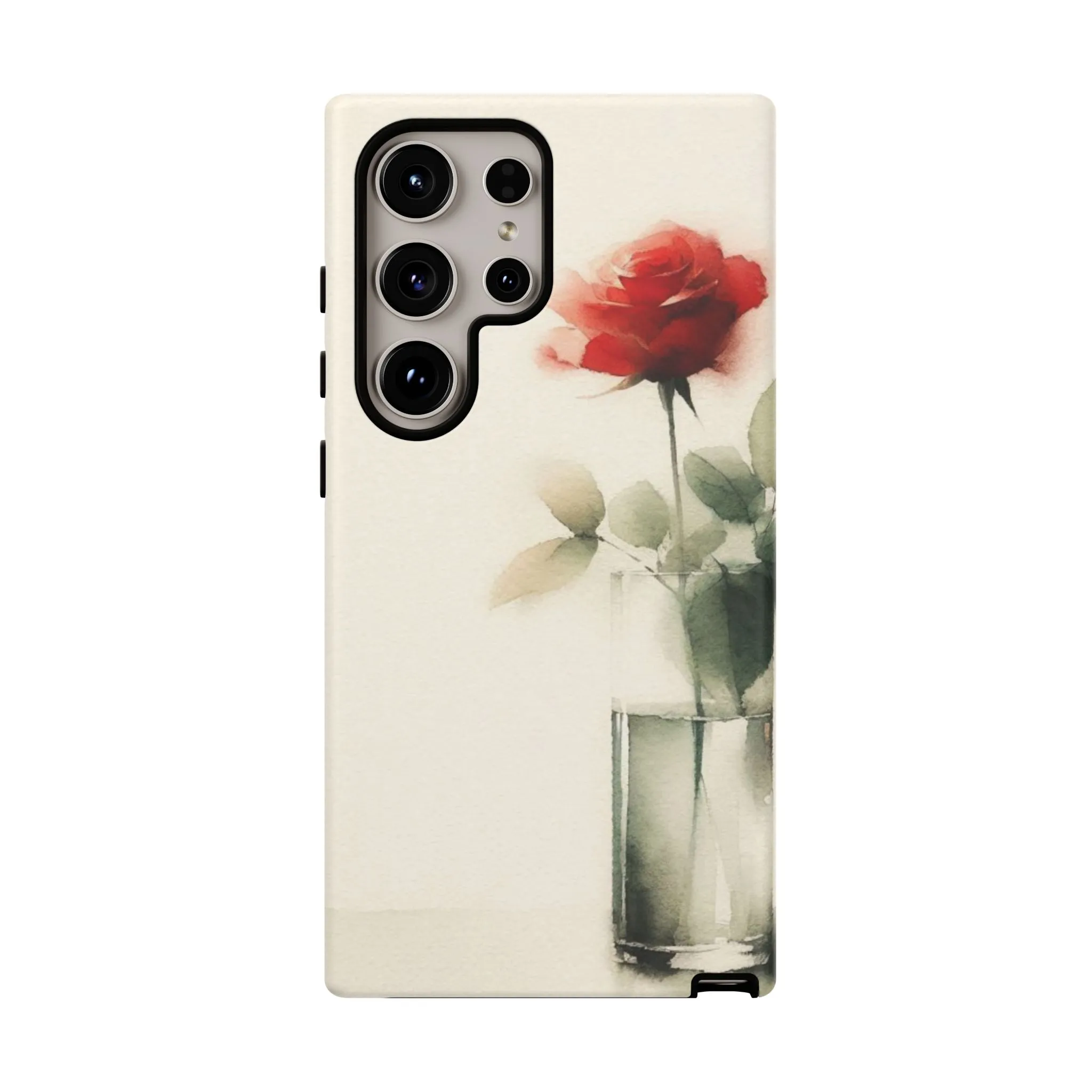 A rose in a vase minimal Tough Cases