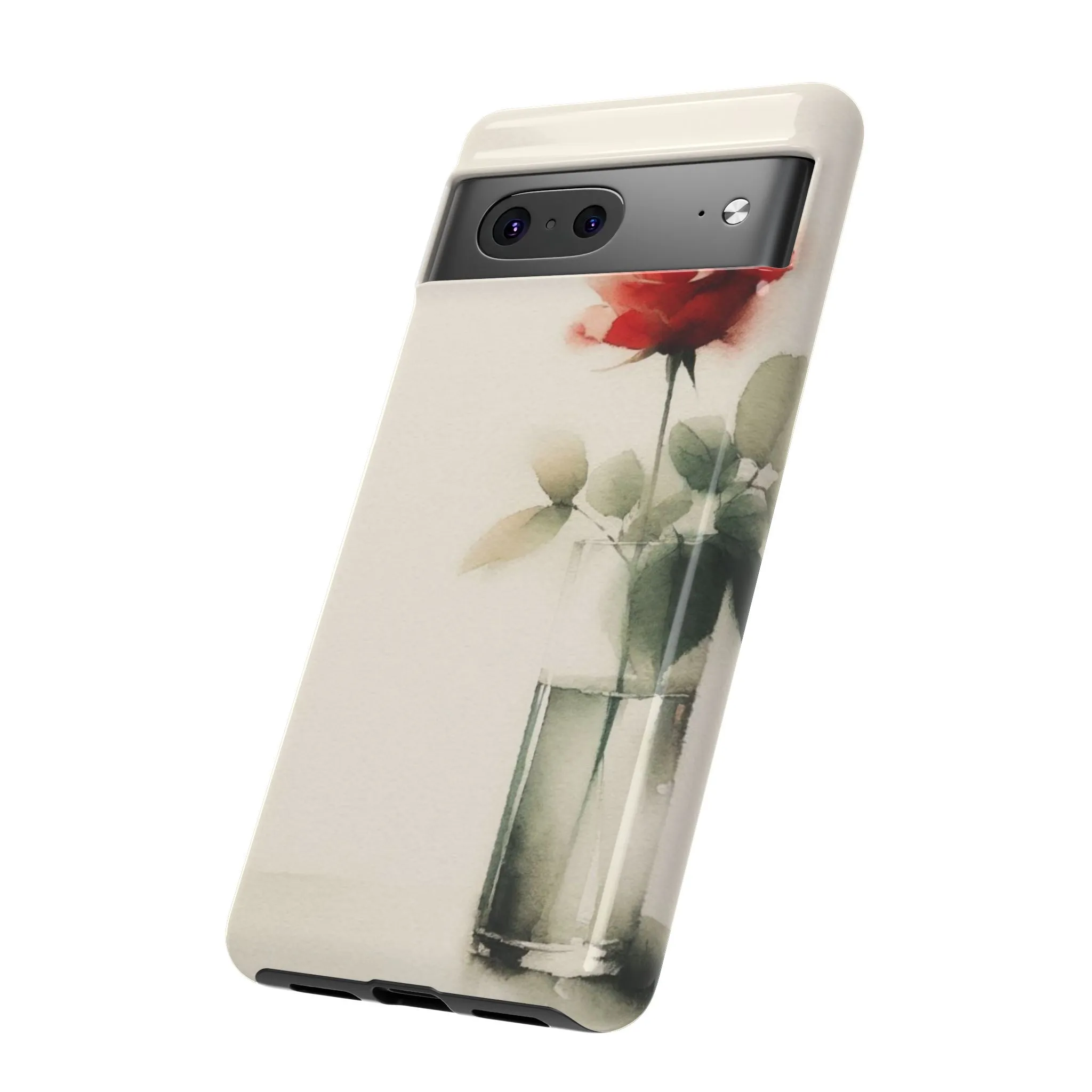 A rose in a vase minimal Tough Cases