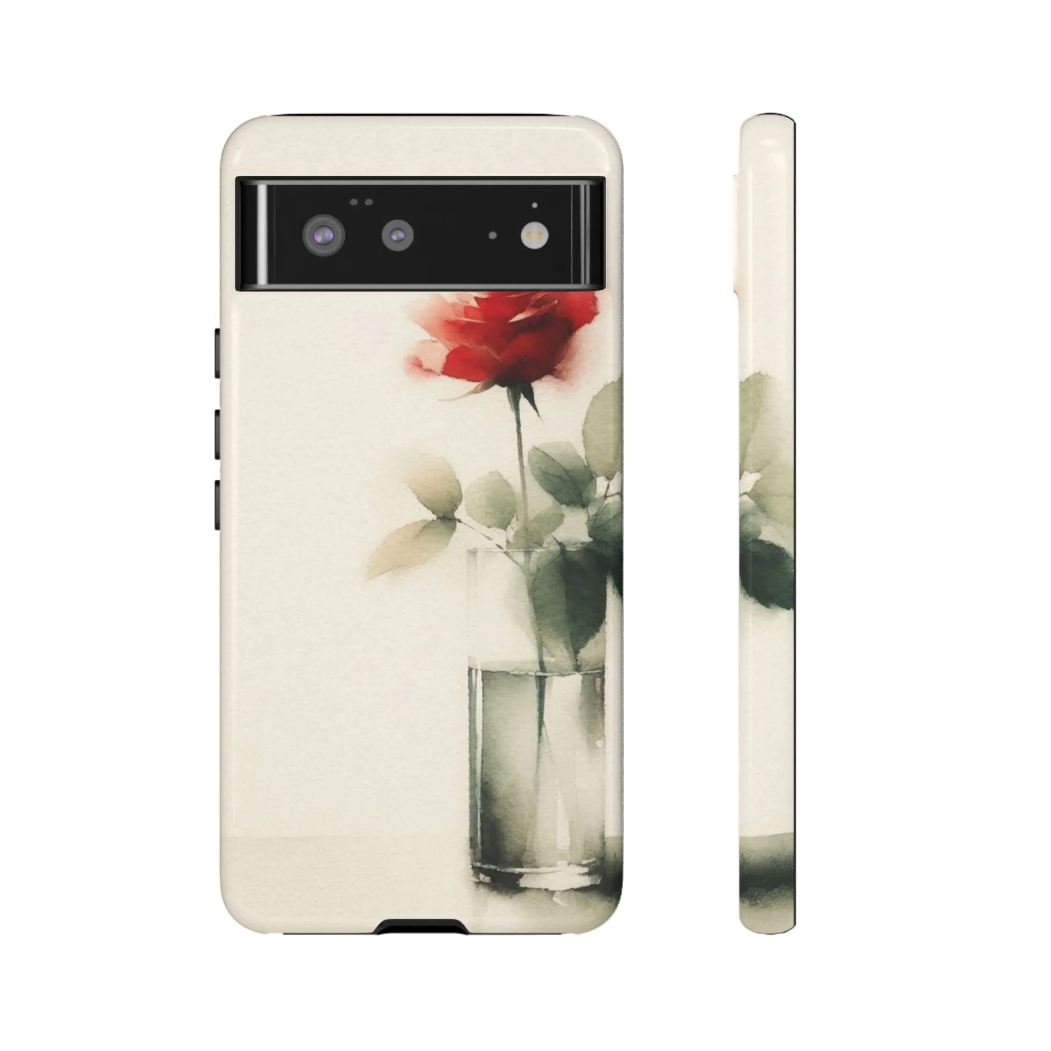 A rose in a vase minimal Tough Cases