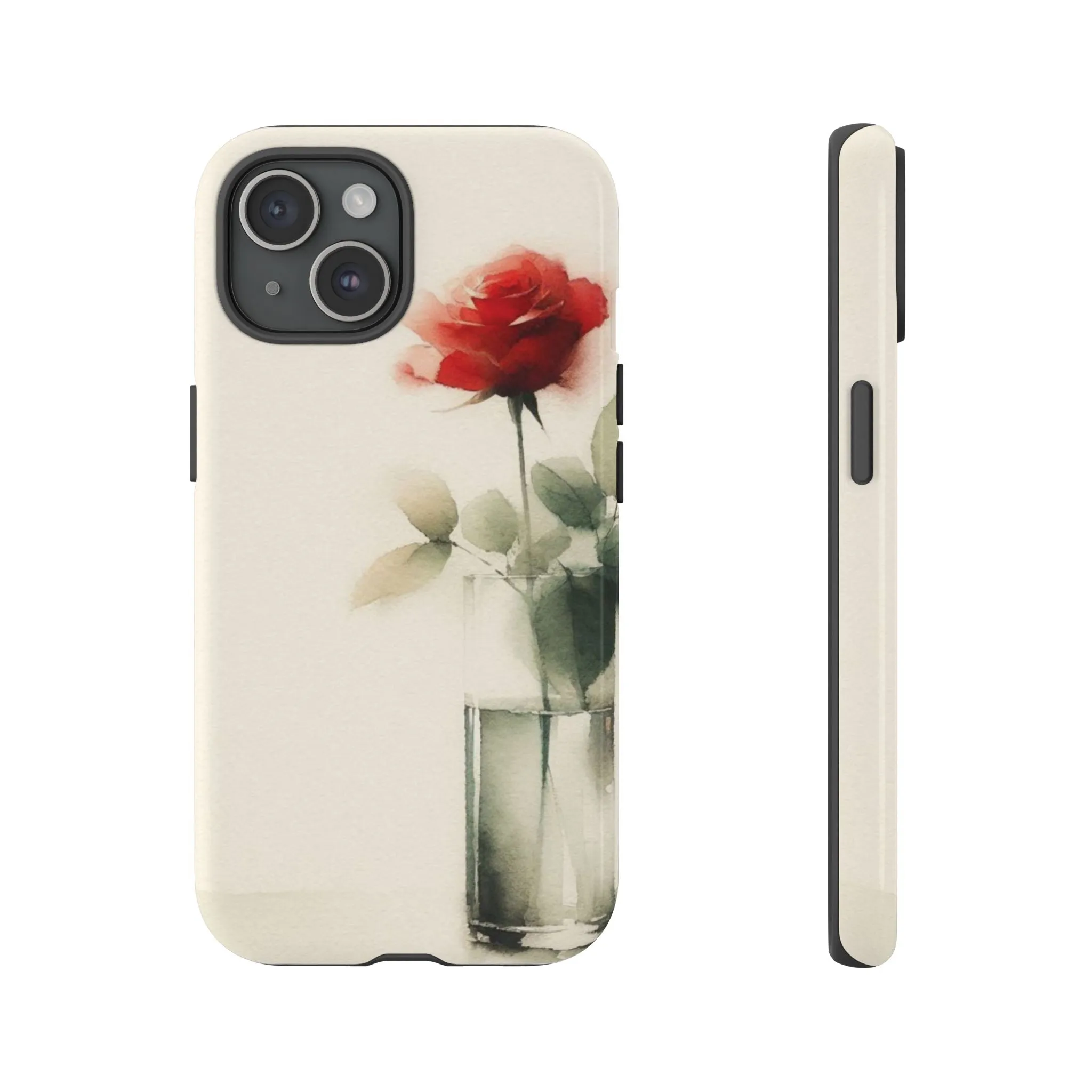 A rose in a vase minimal Tough Cases
