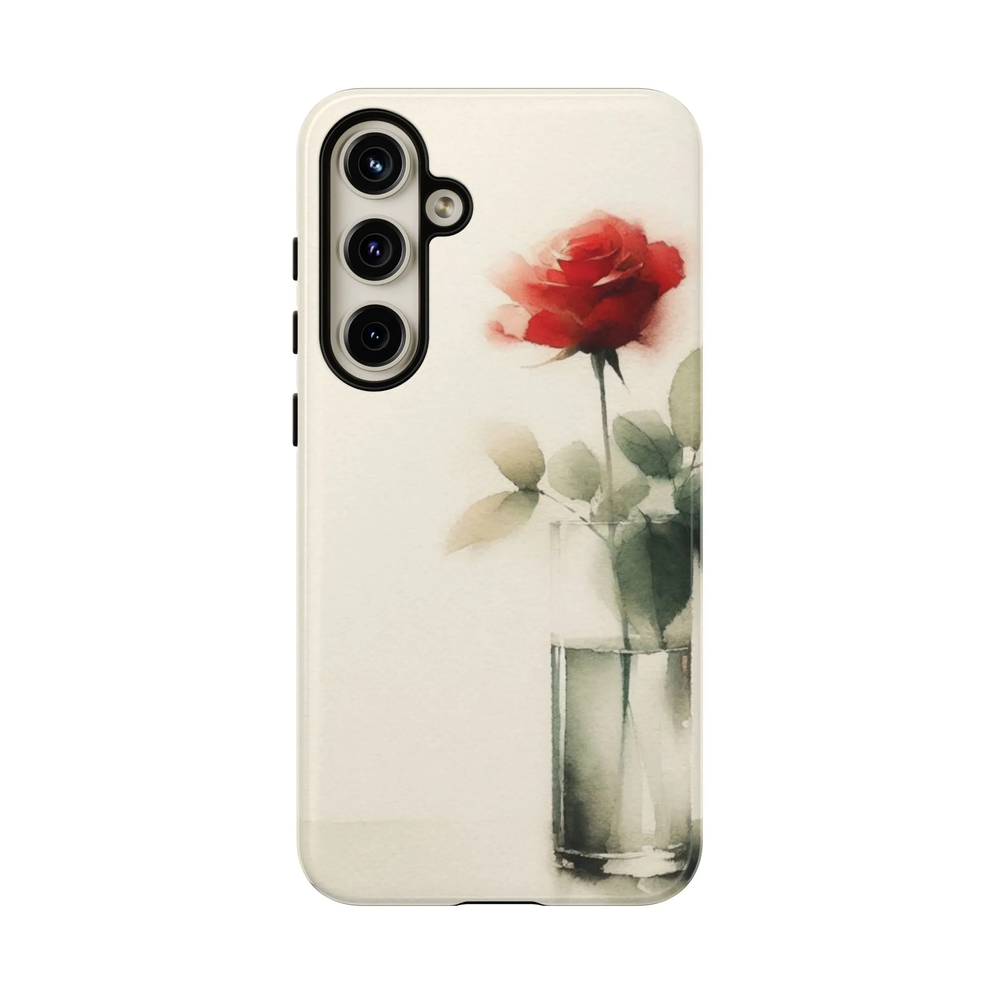 A rose in a vase minimal Tough Cases