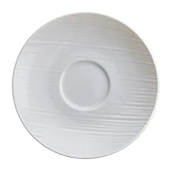 Alani 024322 Embossed Saucer for Stacking Espresso Cup, 5-3/4", Case of 24