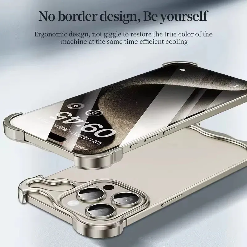 Aluminum Alloy Bumper Phone Case - Gray