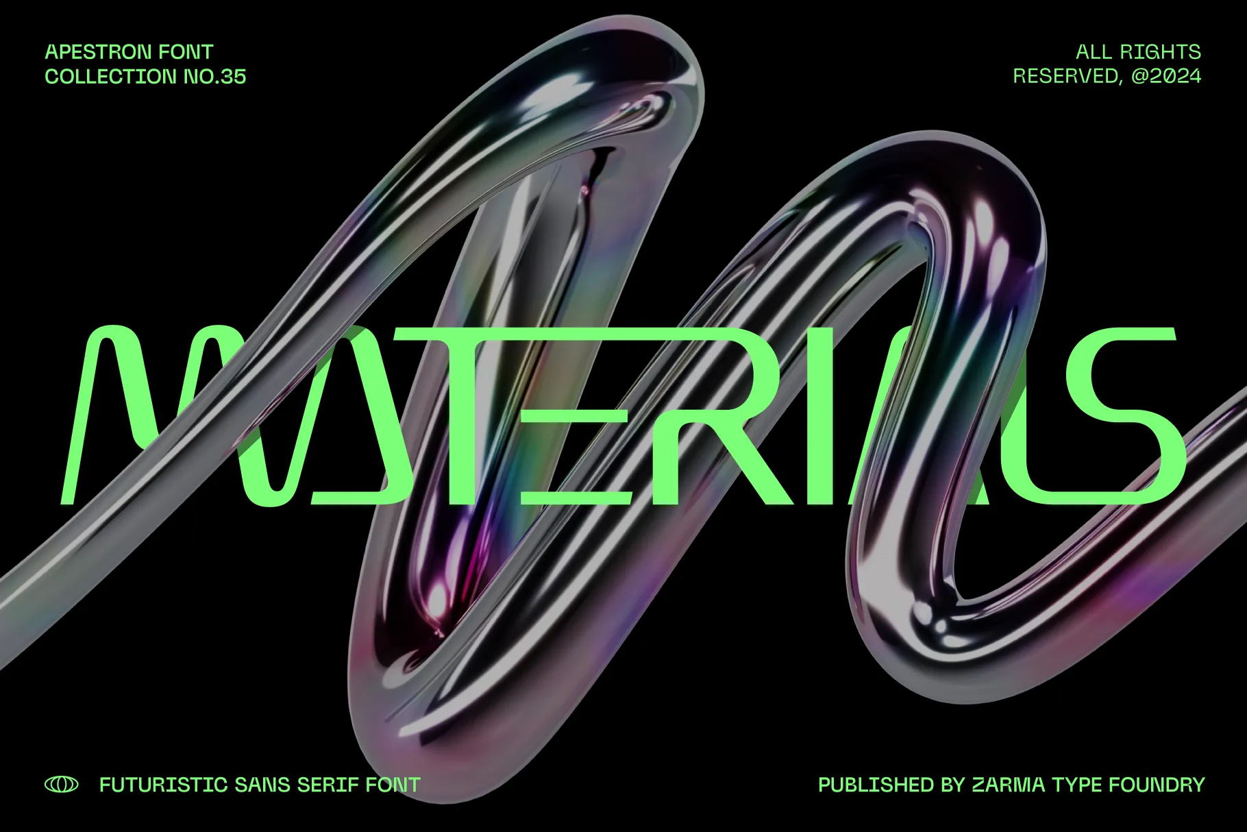 Apestron - Futuristic Cyberpunk Font