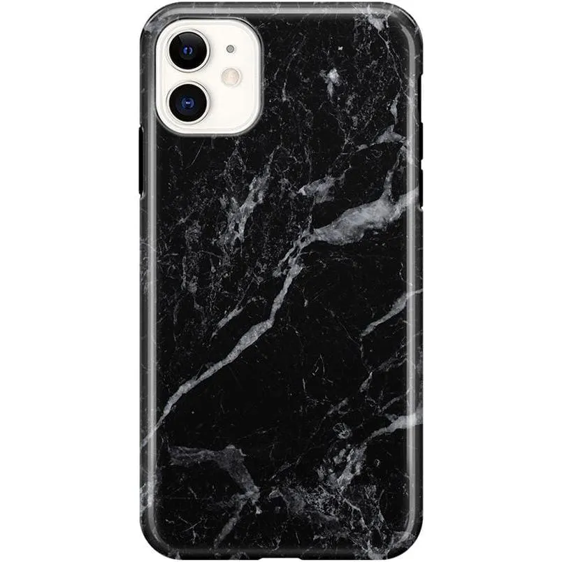 Black Pearl | Classic Black Marble Case