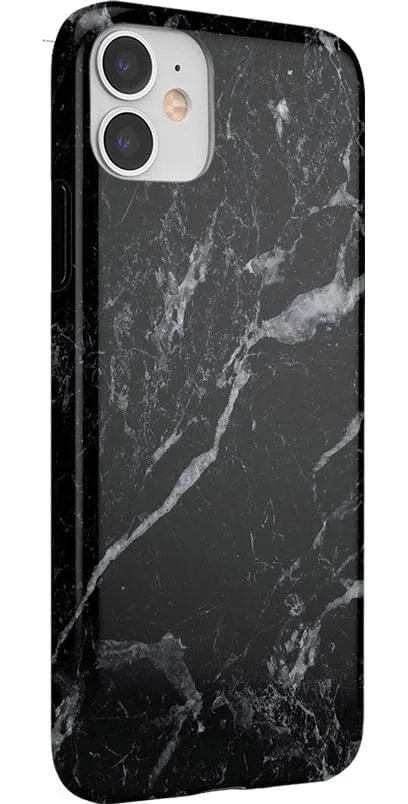 Black Pearl | Classic Black Marble Case