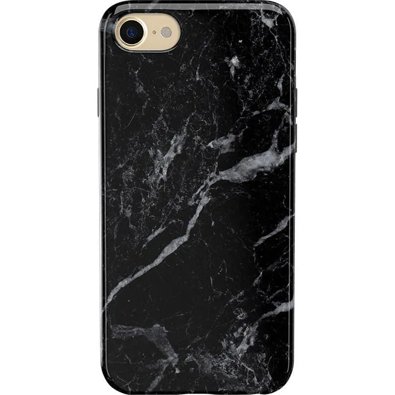 Black Pearl | Classic Black Marble Case