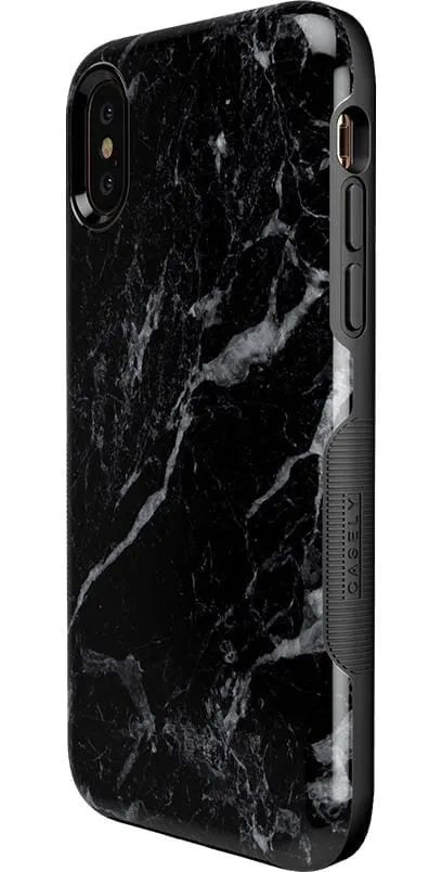 Black Pearl | Classic Black Marble Case
