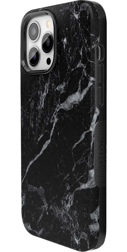 Black Pearl | Classic Black Marble Case