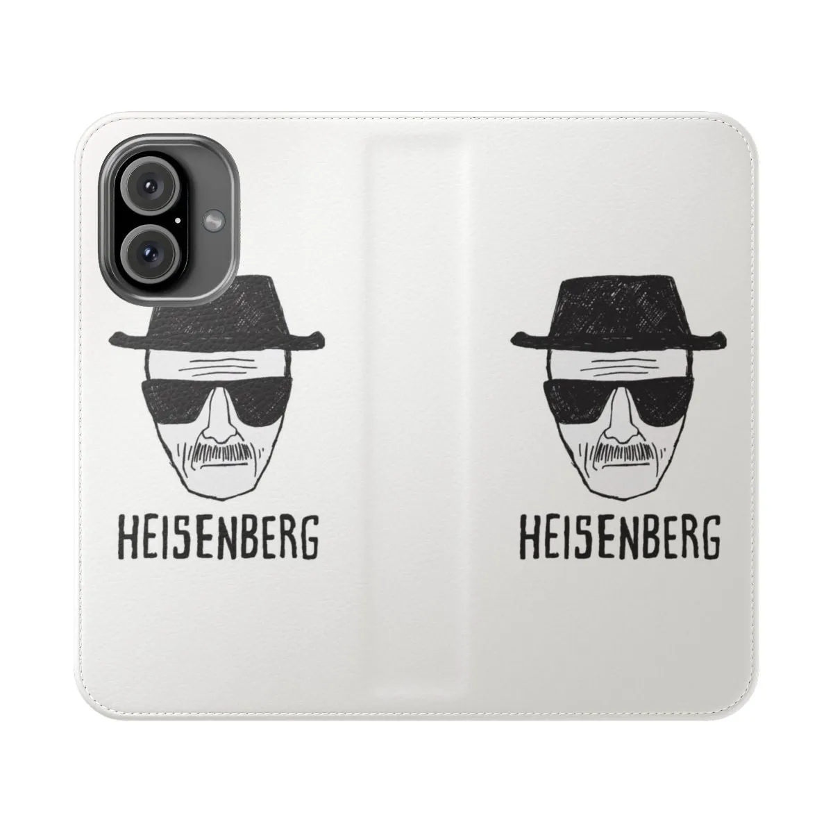 Breaking Bad Inspired Heisenberg Drawing Flip Cover Phone Case