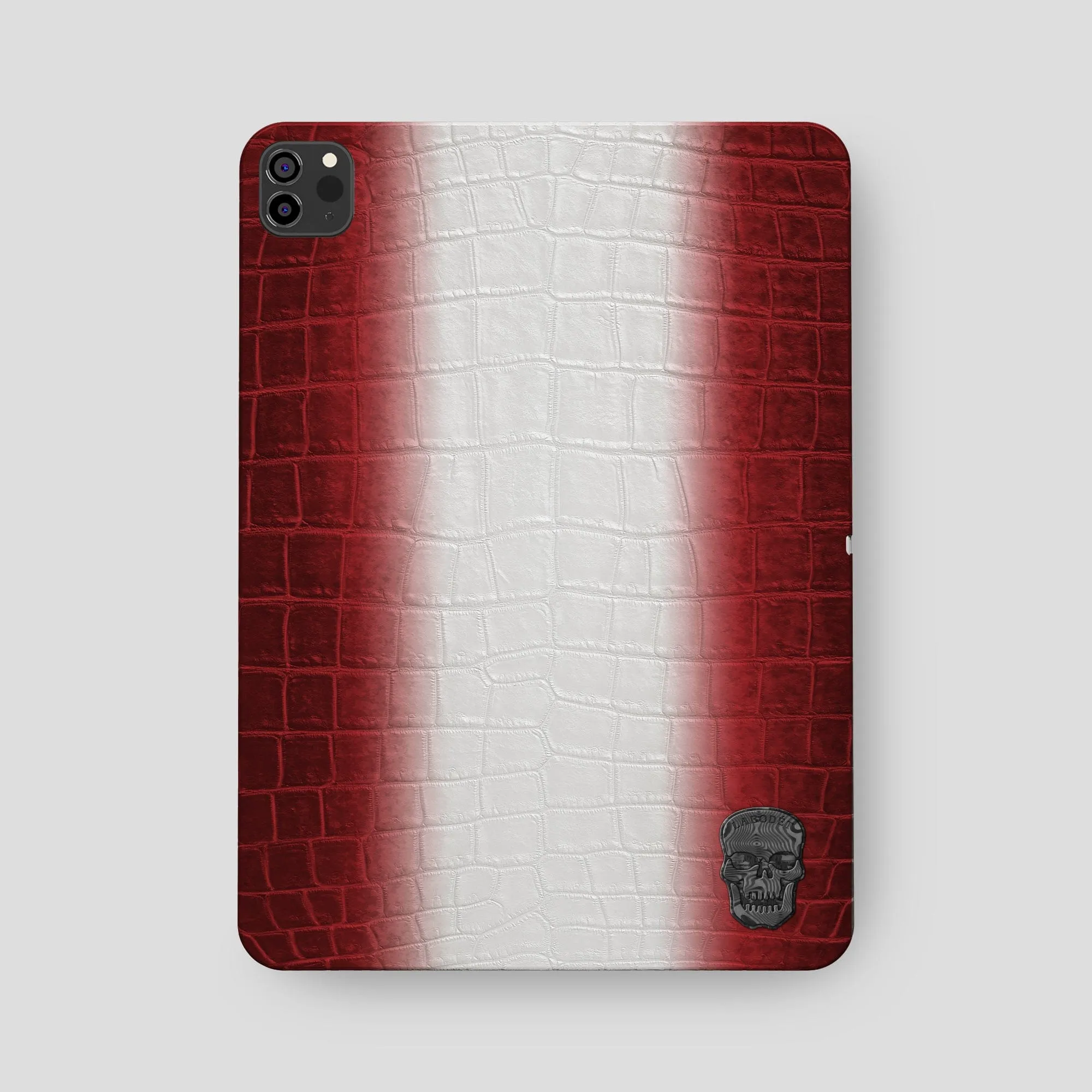 Case with Carbon Skull For iPad Pro 12.9-inch (6th gen) In Himalayan Crocodile