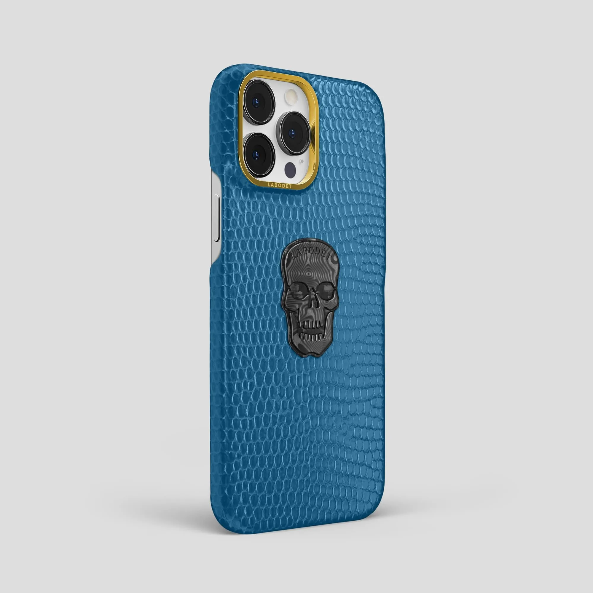 Classic Case With Carbon Skull For iPhone 14 Pro Max In Lizard