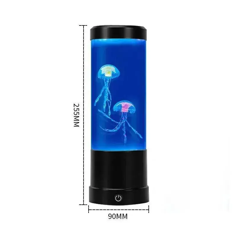Color Changing Jellyfish Lamp Usb/Battery Powered Table Night Light Children'S Gift Home Bedroom Decor Boys Girls Birthday Gifts