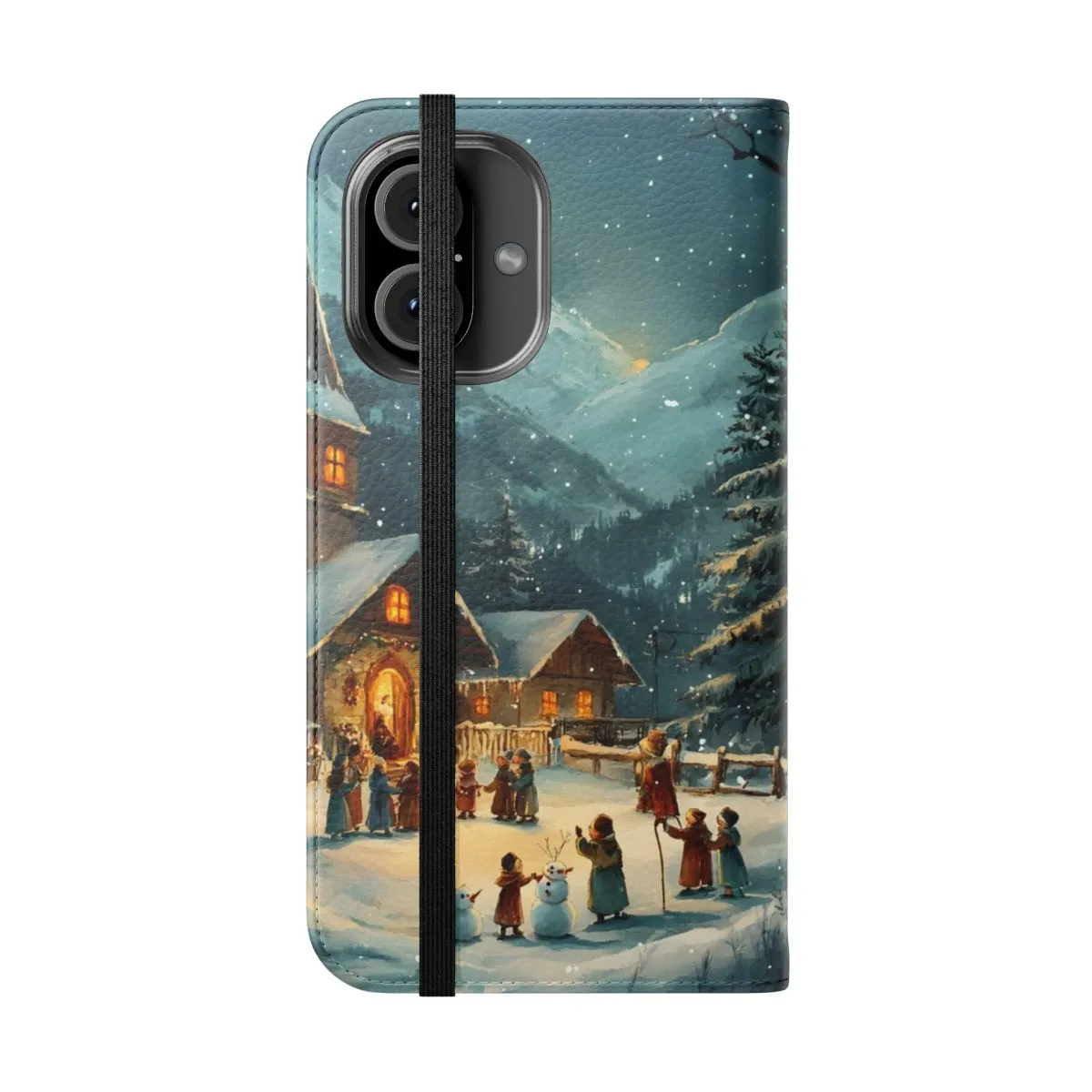 Cozy Winter Snowman Phone Case for Kids and Families