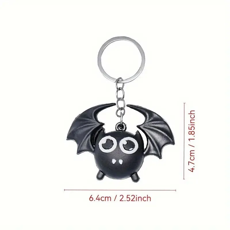 Cute Cartoon Bat Keyring