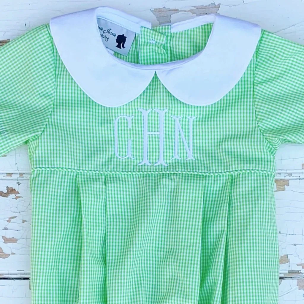 Fairway Green Gingham Bubble