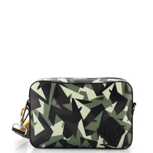 FENDI Camera Case Bag Printed Coated Canvas Medium