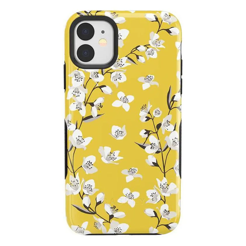Floral Forest | Yellow Cherry Blossom Floral Case