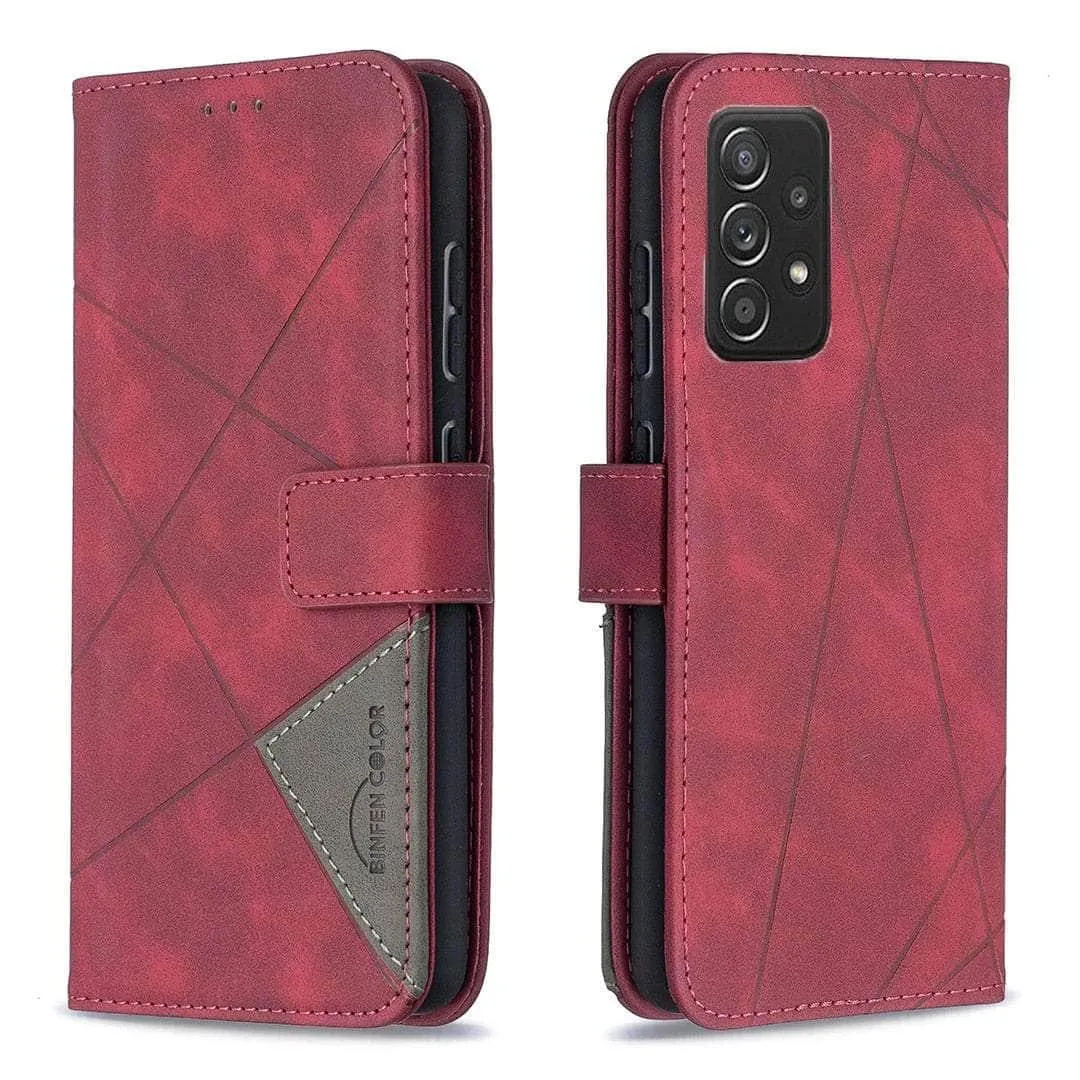 Galaxy S23 Plus Wallet Flip Leather Case