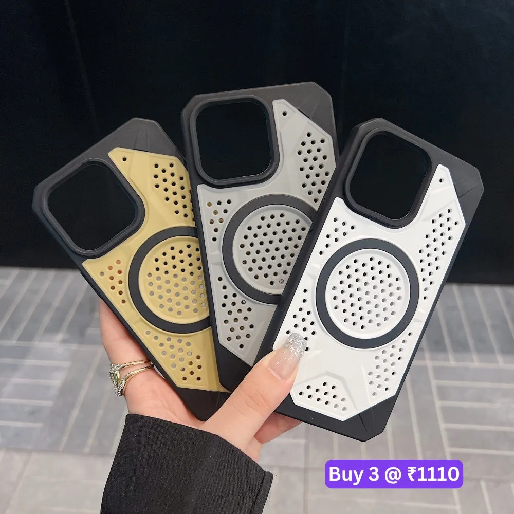 Heat Dissipation Hole Cooling Down Magsafe Phone Case - iPhone 11