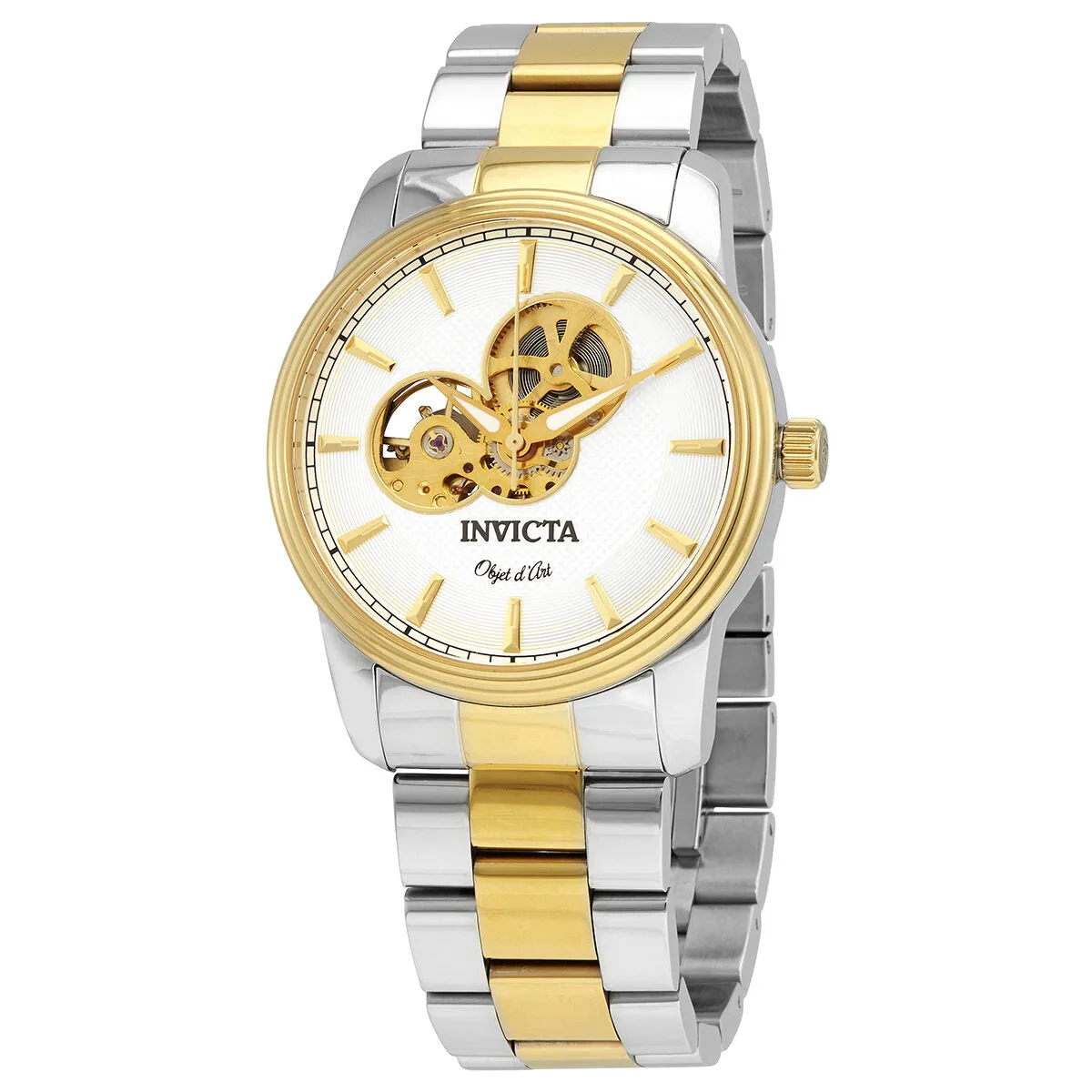 Invicta Objet D Art Automatic Silver Dial Two-tone Men's Watch 27561