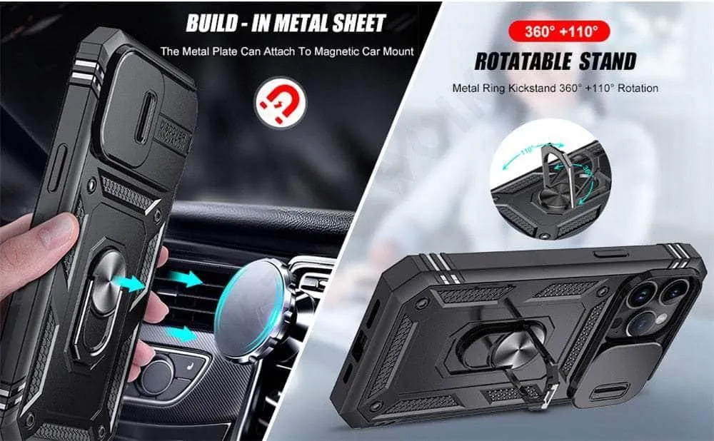 iPhone 15 Pro Max Armor Designed Shockproof Rugged Military Case