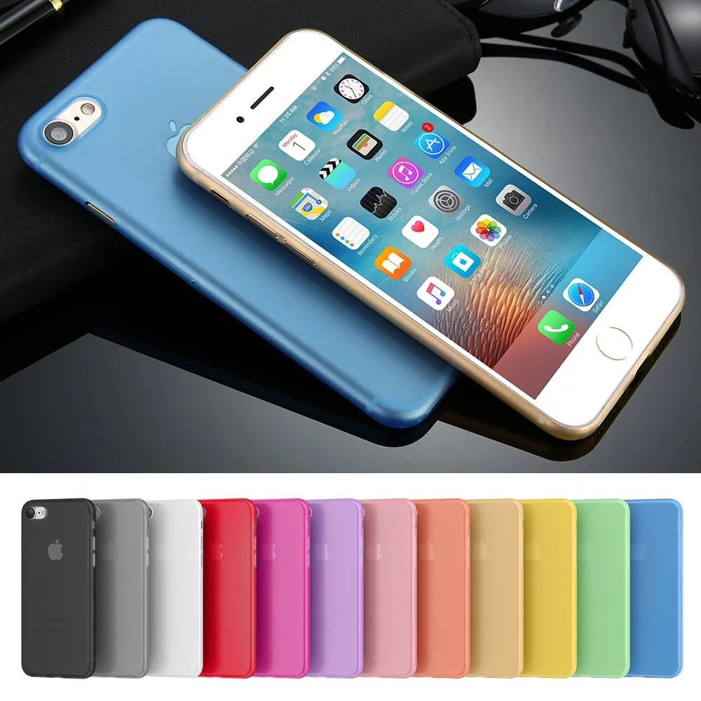 KISSCASE Ultra Thin Phone Case For iPhone X 8 7 6 11 Pro Max XR PC Phone Cases For iPhone 7 8 6S 6 Plus XR XS Max X Cover Fundas
