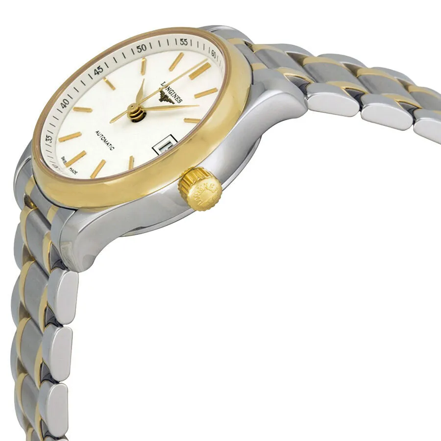 Longines Master Automatic White Dial Ladies Watch L21285127 L2.128.5.12.7