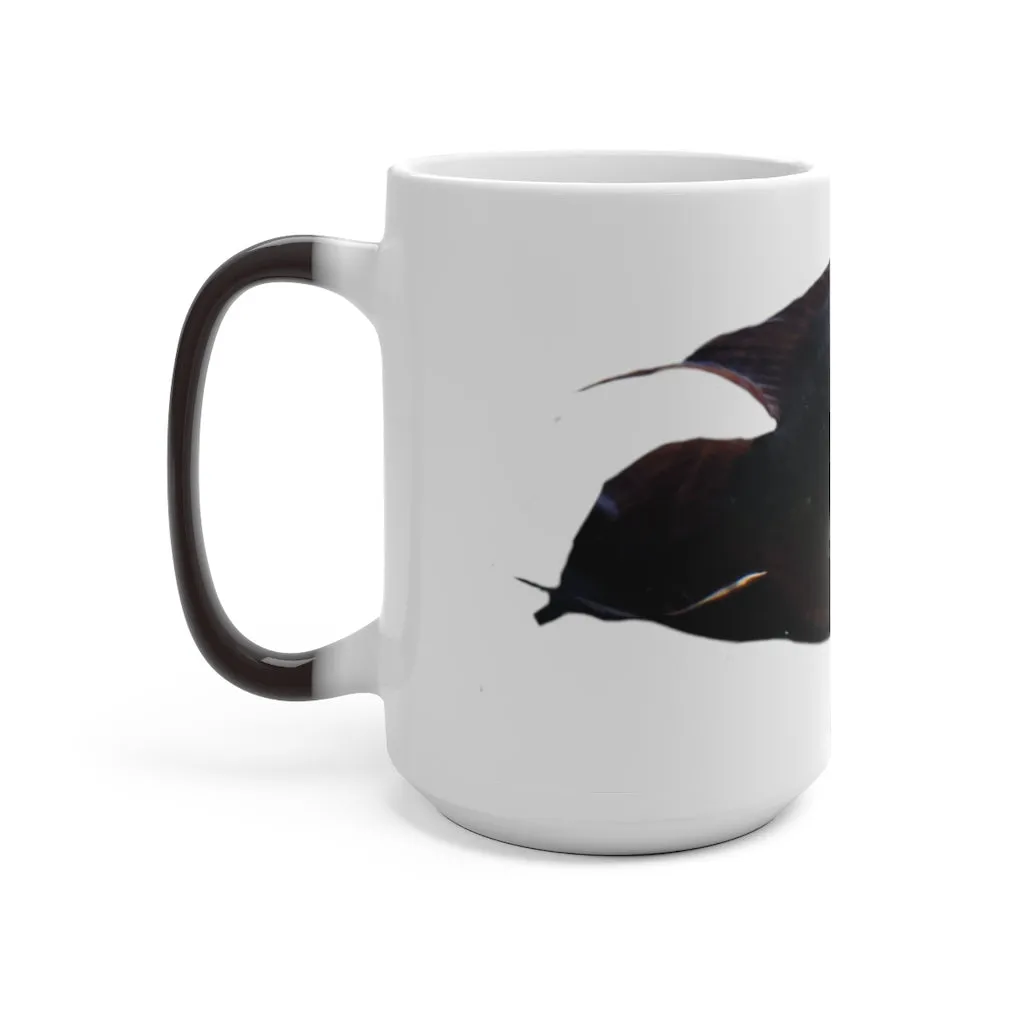 Red Black Fish Color Changing Mug