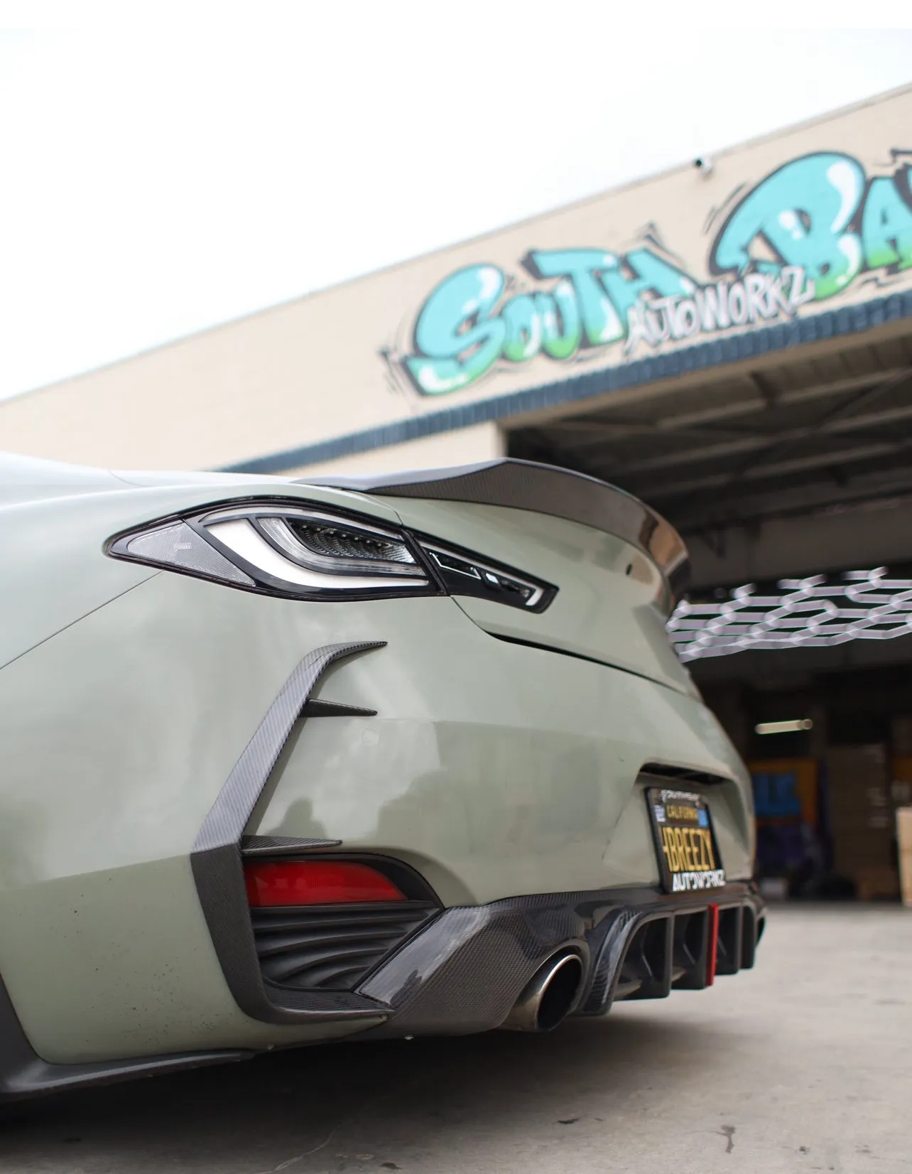 SBA carbon fiber led diffuser