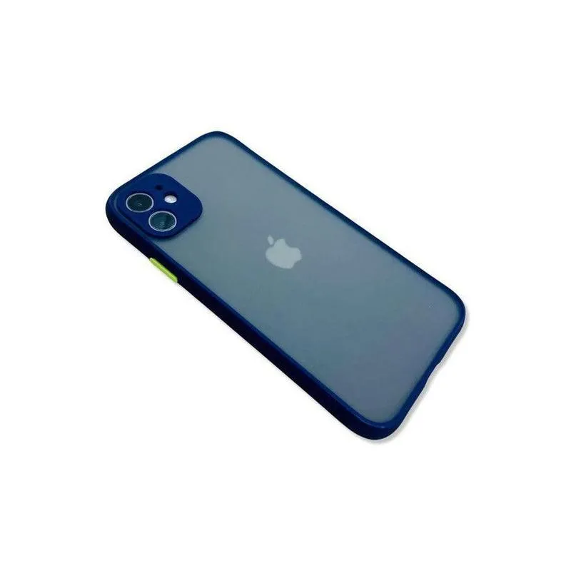 Translucent Frosted Case for iPhone 12 Mini - Blue