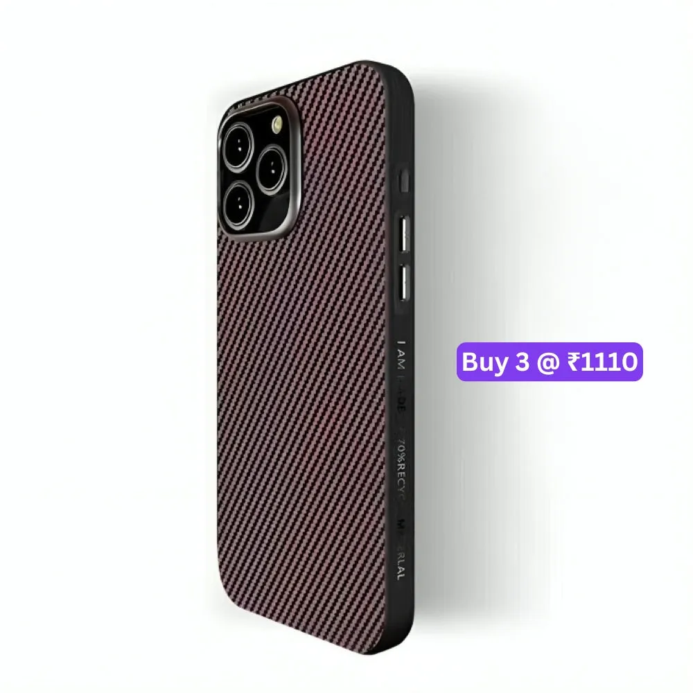 Ultra Thin Carbon Fiber Texture Matte Magsafe Phone Case - iPhone 14 Pro