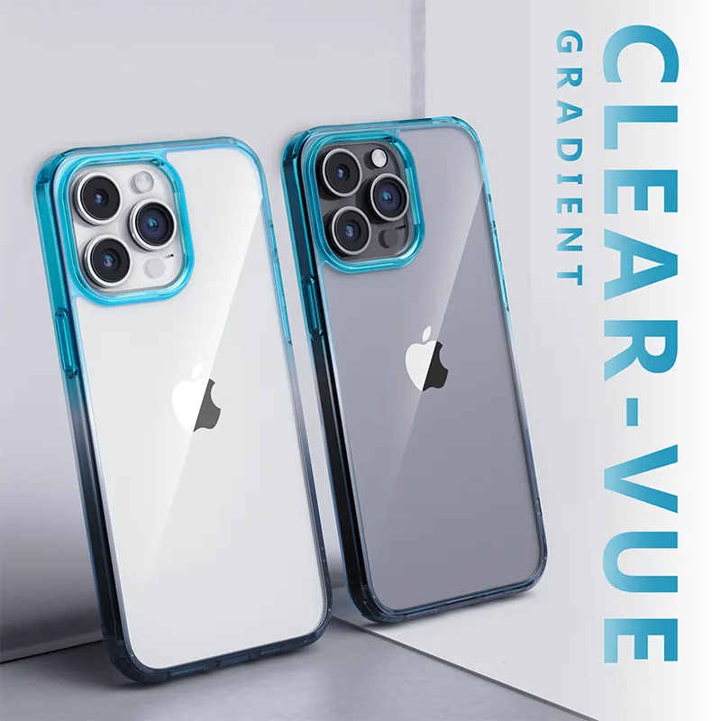 X-Doria Defense ClearVue Gradient Crystal Clear Shock-Absorbing Back Case Cover