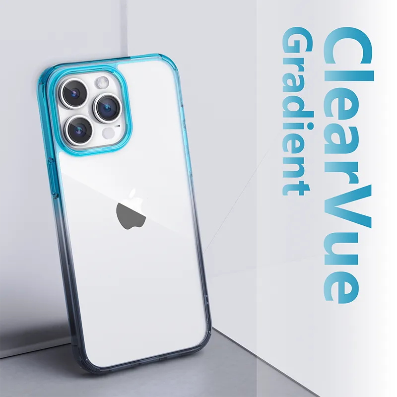 X-Doria Defense ClearVue Gradient Crystal Clear Shock-Absorbing Back Case Cover